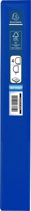Actual product image Exacompta ring binder A4 PVC/PU 4-ring 47mm spine 25mm (A4, 25 mm, 1 Piece)