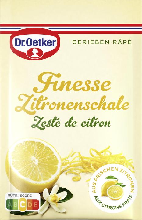 Produktbild Dr. Oetker Finesse Zitronenschale (18 g)