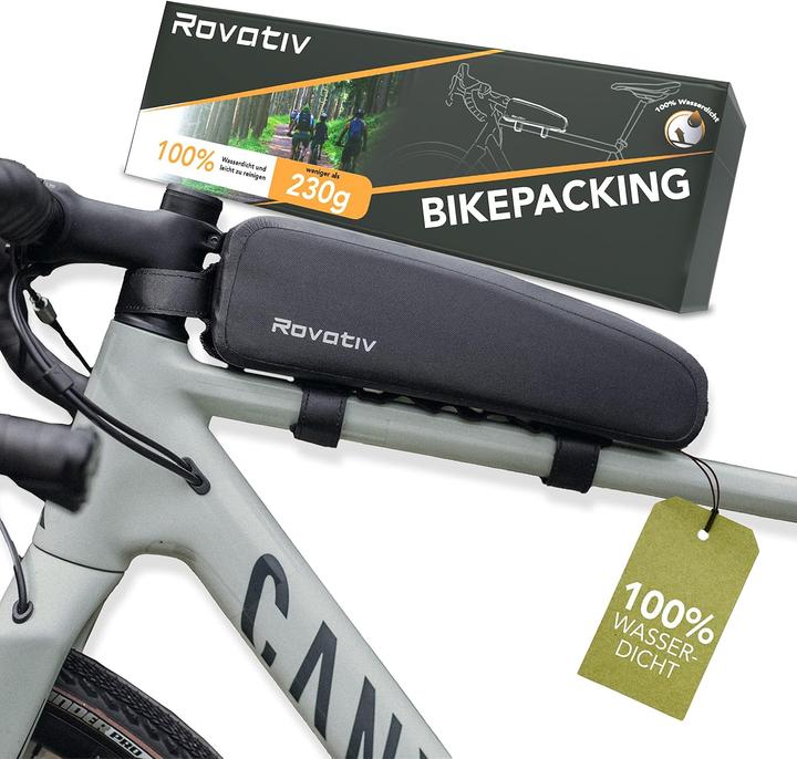 Actual product image Rovativ Bikepacking Oberrohrtasche (1.80 l, Luggage carrier bag)