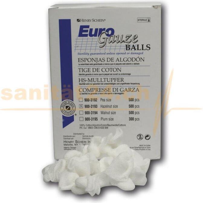 Actual product image Henry Schein Gauze swab sterile, hazelnut 18x25mm, 500pcs