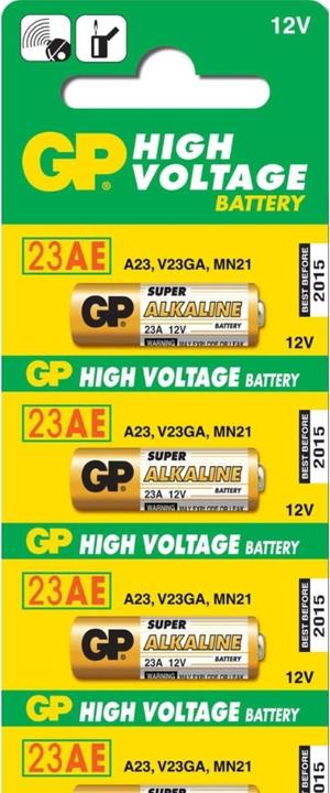 Actual product image GP Batteries Super Alkaline (5 pcs., A23, 55 mAh)