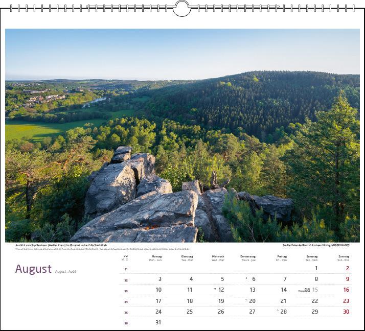 Produktbild Malerisches Thüringen 2026 (Harter Einband, Deutsch, Französisch, Englisch)