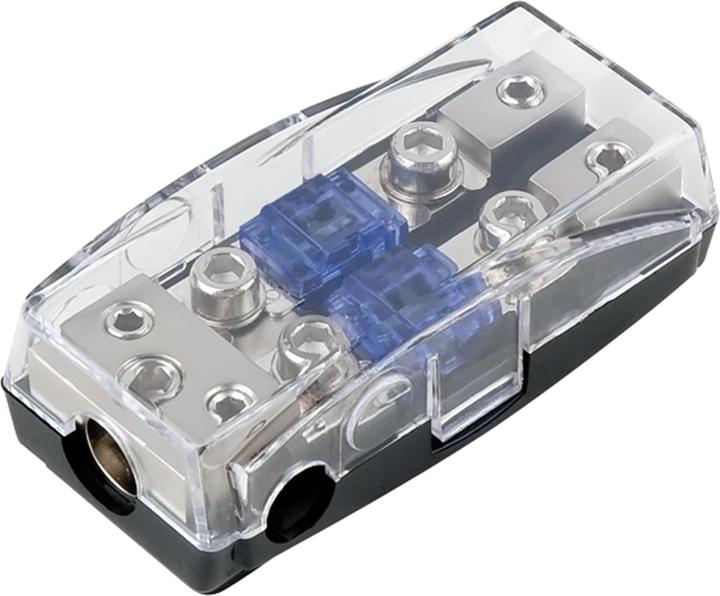 Produktbild Goldline Mini ANL Sicherungshalter silber 1 x 35 mm 2 x 20 mm