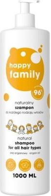 NoName Natürliches Shampoo für alle Haartypen 1000ml Happy Family (1000 ml, Flüssiges Shampoo)