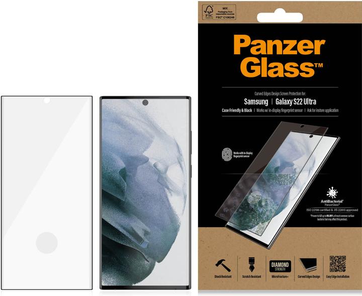 PanzerGlass Case Friendly (1 Piece, Samsung Galaxy S22 Ultra)