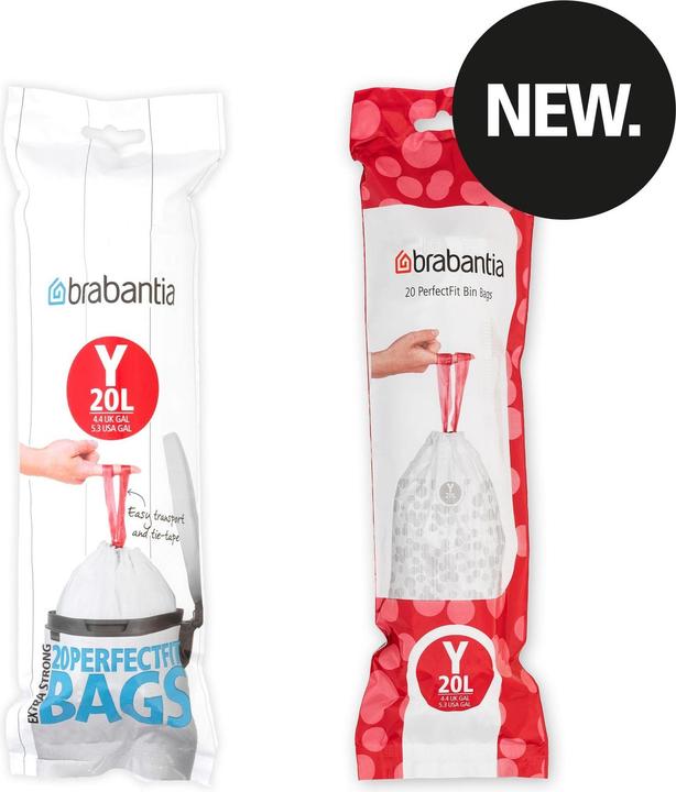 Productafbeelding Brabantia PerfectFit afvalzak (20 x, 20 l)