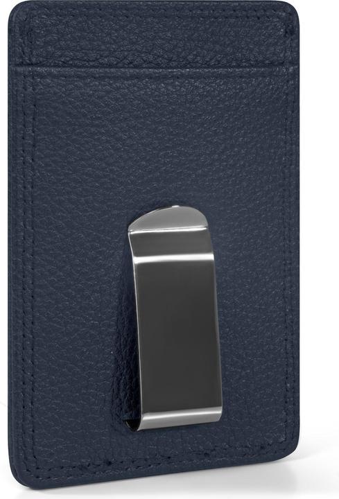 Actual product image Redolz Leather Essentials Kreditkartenetui RFID Leder 7 cm mit Geldscheinklammer