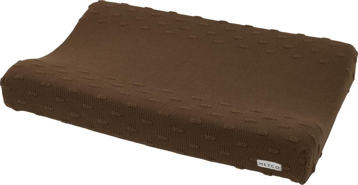 Actual product image Meyco Changing mat cover Knots - chocolate - 50x70cm (50 x 70 cm)