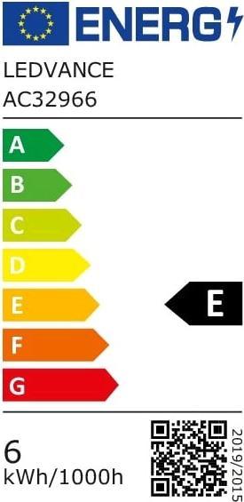 Energie-Label Ledvance Smart+ (E27, 6 W, 680 lm, 1 x, E)