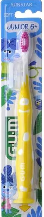 Image du produit GUM Junior brosse à dents 6-9 ans jaune (Souple, 1 x)