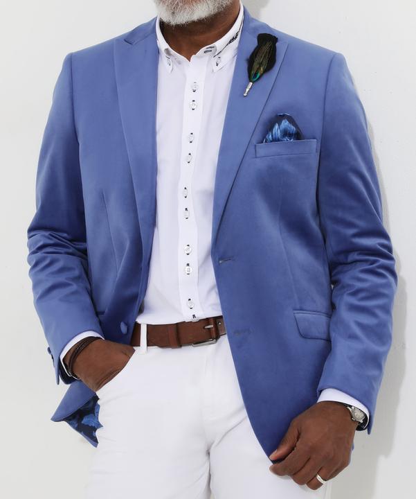 Actual product image Joe Browns Cornflower Lightweight Velvet Blazer (Frequency band 38 (2600 MHz))