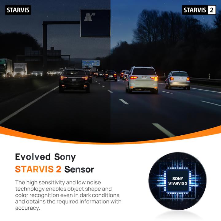 Actual product image 70mai Dash Cam 3 (Wi-Fi, Rechargeable battery, Bluetooth, Full HD)