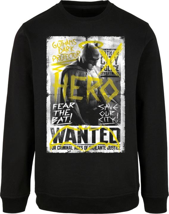 Actual product image Absolute Cult Ladies Batman v Superman - Wanted Crewneck - 115181 (S)