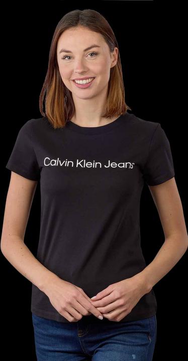 Actual product image Calvin Klein Jeans Core Instit Logo Slim Fit Tee (S)