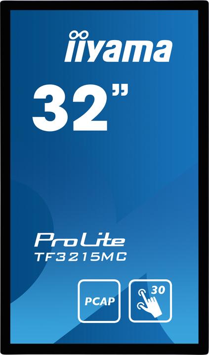 Actual product image iiyama 31.5IN TOUCH PCAP VA PANEL 30 POINTS 1920X1080 8MS 500CD/M2 30 (1920 x 1080 pixels, 32")