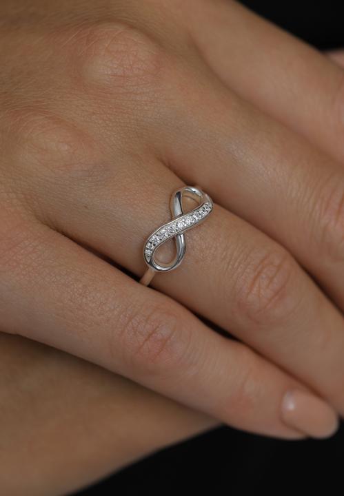 Immagine prodotto Elli Infinity Symbol mit Zirkonia Kristallen (52, 925 Argento)