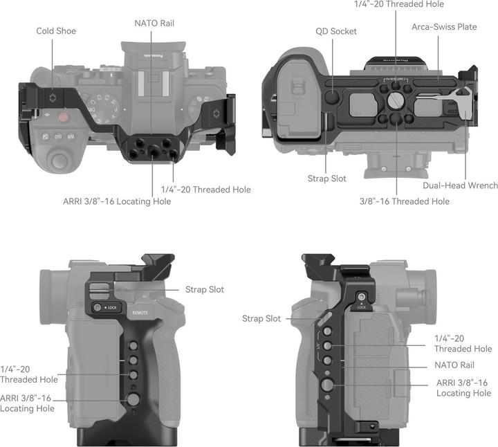 Produktbild SmallRig Cage für Panasonic Lumix S5 II (Cage)