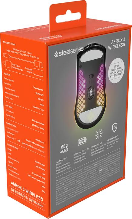 Produktbild SteelSeries Aerox 3 Wireless (2022) (Kabelgebunden)