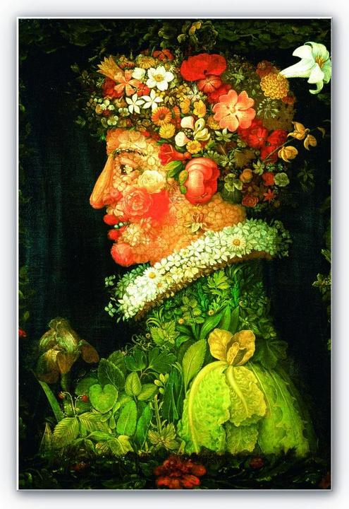 Produktbild Trenddeko Arcimboldo - Der Frühling (70 x 100 cm)