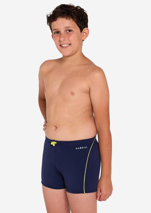 Actual product image Nabaiji Badehose Boxer Jungen - 100 Plus dunkelblau (122)