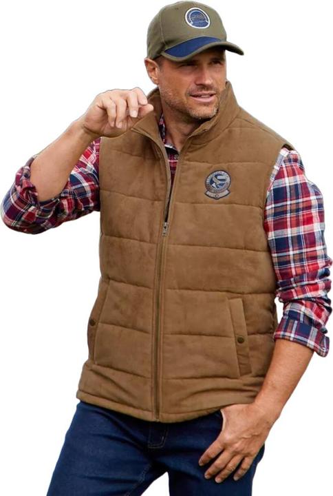 Immagine prodotto Atlas For Men Gilet rembourré en faux daim pour hommes (L)