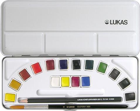 Actual product image Magni Watercolour Studio 16 metal box (Multicoloured, 16 ml)