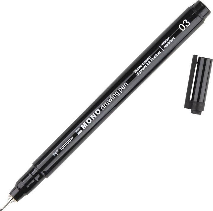 Produktbild Tombow Mono Drawing Pen (Schwarz, 4 x)