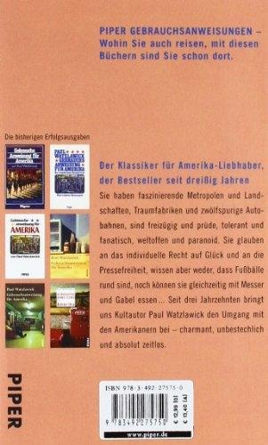 Produktbild Gebrauchsanweisung für Amerika (Deutsch, Paul Watzlawick, 2008)