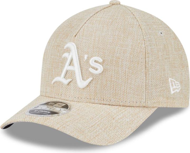 Produktbild New Era 9Forty M-Crown Cap - Weave Oakland Athletics Beige