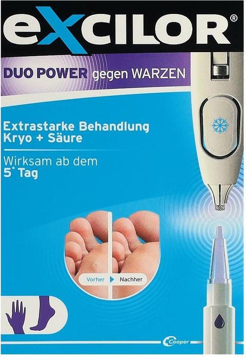 Excilor Penna elettrica Duo Verruche (Crema piedi e gel piedi, 1 ml)