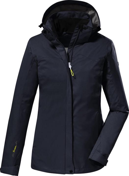 Actual product image Killtec Ladies functional jacket/outdoor jacket with zip-off hood - KOS 133 WMN JCKT, dark navy, 38 (38)
