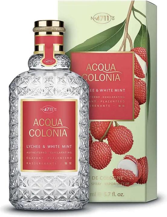 Actual product image Acqua Colonia 4711 4711 Acqua Colonia Eau de Cologne Lychee & White Mint 100 ml (Eau de cologne, 100 ml)