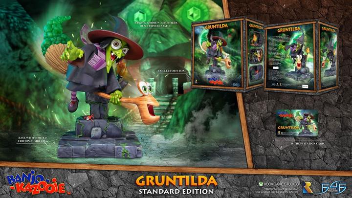 Actual product image First 4 Figures Banjo-Kazooie statuette Gruntilda 40 cm