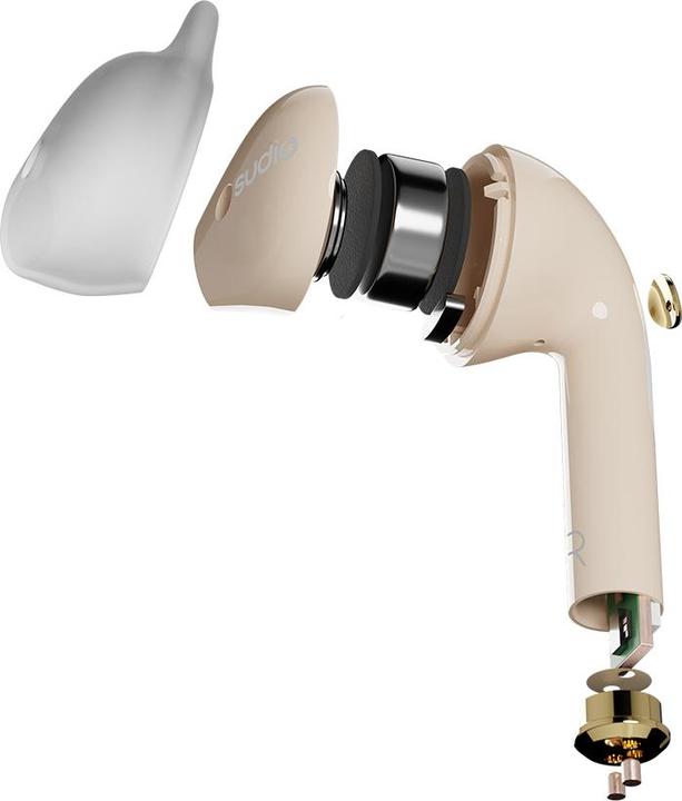 Actual product image Sudio Nio Headset Stereo (TWS) In-ear Calls/Music Bluetooth Sand (20 h, Wireless)