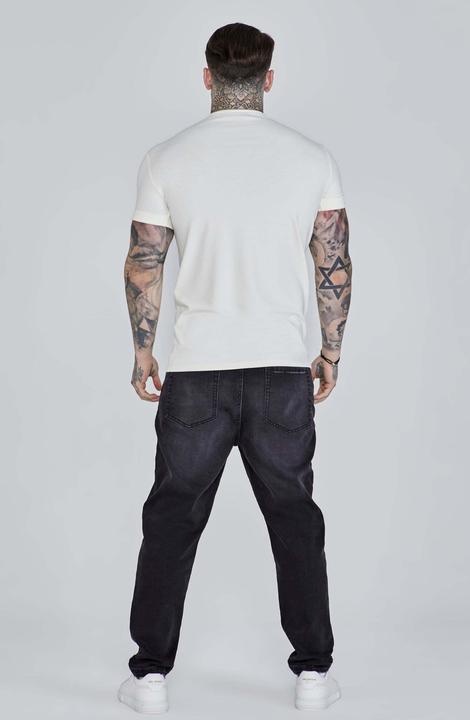 Actual product image Siksilk T-Shirt Roll Sleeve T-Shirt (L)