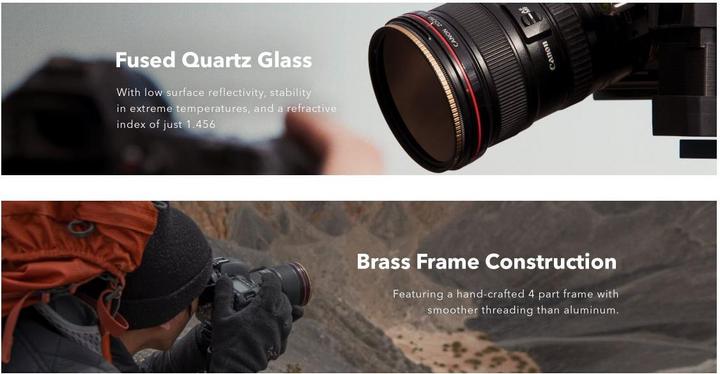 Image du produit PolarPro Filtres QuartzLine 77mm ND64 (77 mm, Filtre gris neutre)