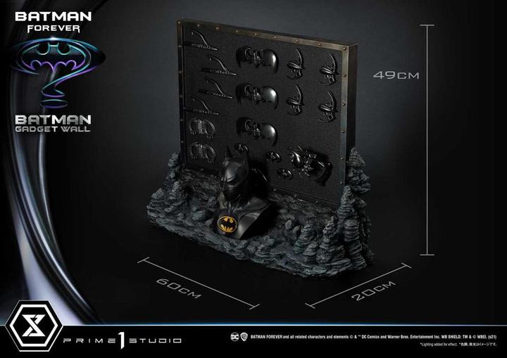 Actual product image Prime 1 Studio Batman Forever Museum Masterline Series Statue 1/3 Batman Gadget Wall 49 cm