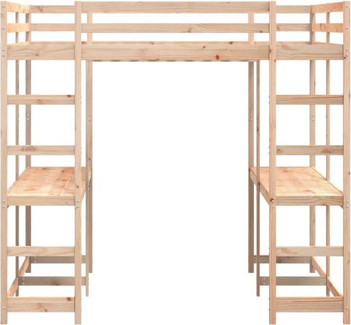 Actual product image VidaXL Loft bed with desk & ladder (160 x 200 cm)