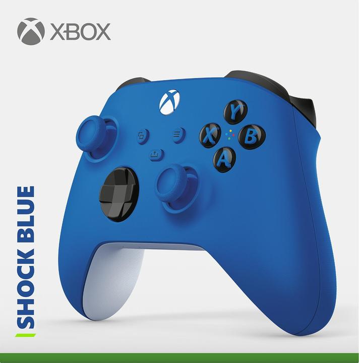Actual product image Microsoft Xbox Wireless Controller - Shock Blue (Xbox Series S, Xbox One S, PC, Xbox One X, Xbox Series X)
