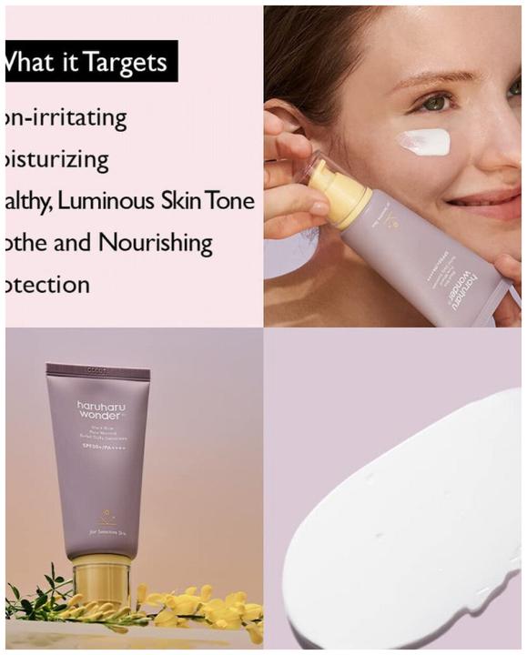 Image du produit Haruharu Wonder Black Rice Pure Mineral Relief Daily Sunscreen 50ml - Pour tous les types de peaux, y compris les S (Crème solaire, SPF 50+, 50 ml)