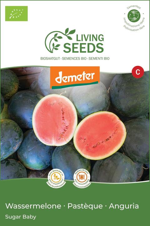 Image du produit Living Seeds Wassermelone Sugar Baby (Graines de légumes)