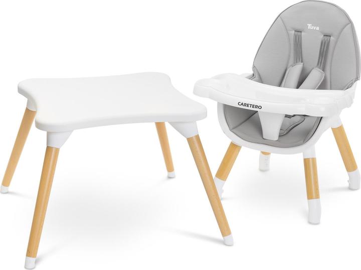 Actual product image Caretero High chair Tuva grey (TERO-7706) (Highchair)