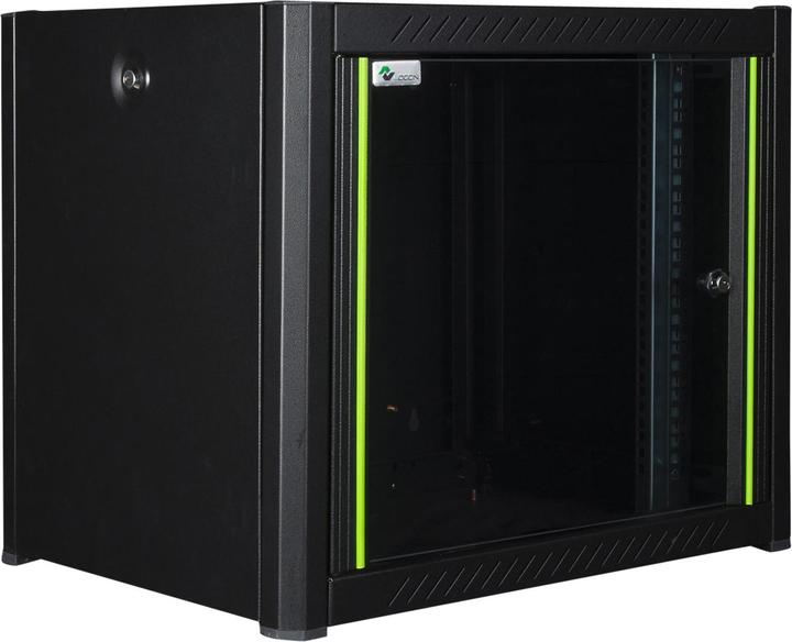 Produktbild Logon RWP09U56BL Wandrek 9U Zwart rack (9 HE, 19 Zoll Rack)