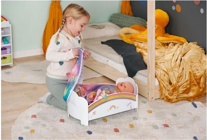 Actual product image Zapf Creation BABY born Regenbogen Bett