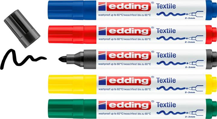 Produktbild Edding Textil Marker 4500 (Sortiert, 2 mm, 5 x)