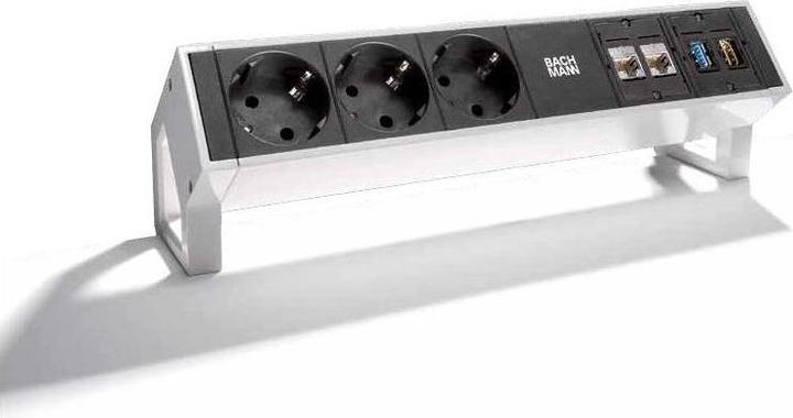 Produktbild Bachmann Desk 2 (7 x, USB, HDMI, RJ45, CEE 7/7, 1.50 m)