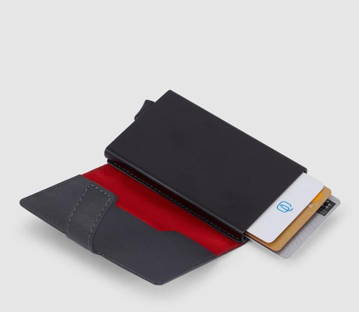 Immagine prodotto Piquadro Urban - Porta carte di credito in metallo e pelle