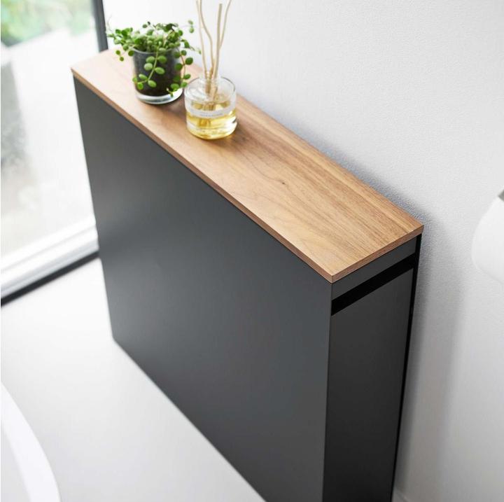 Productafbeelding Yamazaki Uittrekplank met houten plank TOWER (140 x 56 x 55 cm)