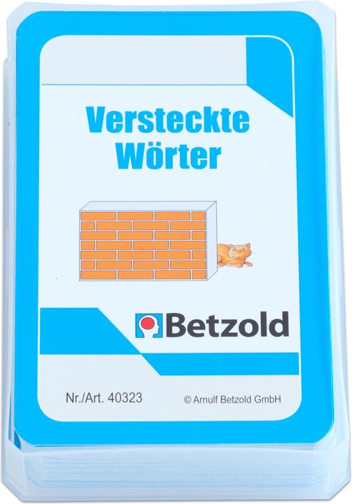Produktbild Betzold Versteckte Wörter - Kartensatz für den Magischen Zylinder (Deutsch)