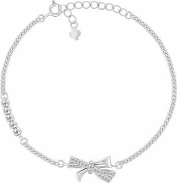 Brilio Silver - Silver Bracelet for Women Heart and EKG Curve BRC165W